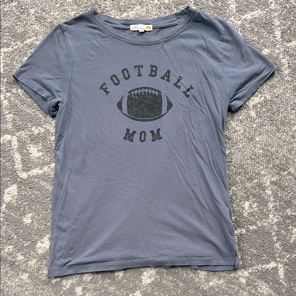 C & C California Football mom tee